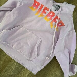Official Justin Bieber Justice Tour limited edition purple hoodie!!